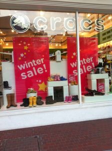 "CROCS Winter Sale 2011"