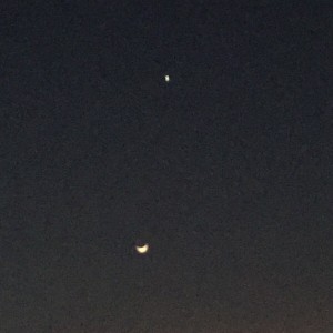 Venus and Crescent Moon